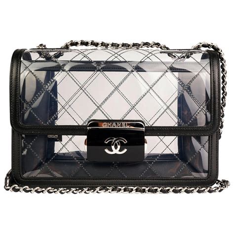 chanel transparent bag replica|authentic chanel diamond bag.